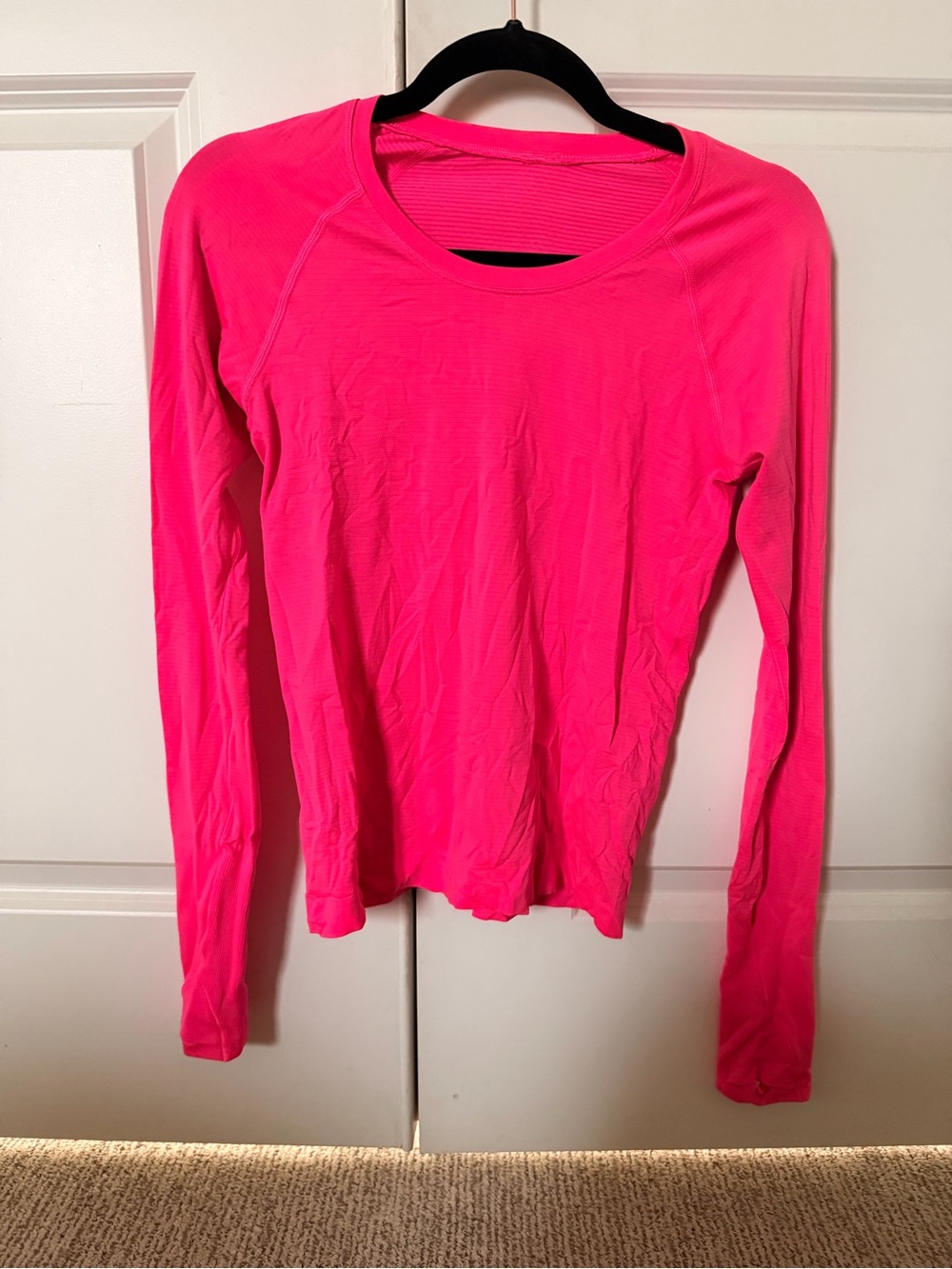 Lululemon Swiftly Tech Longsleeves Hot Pink